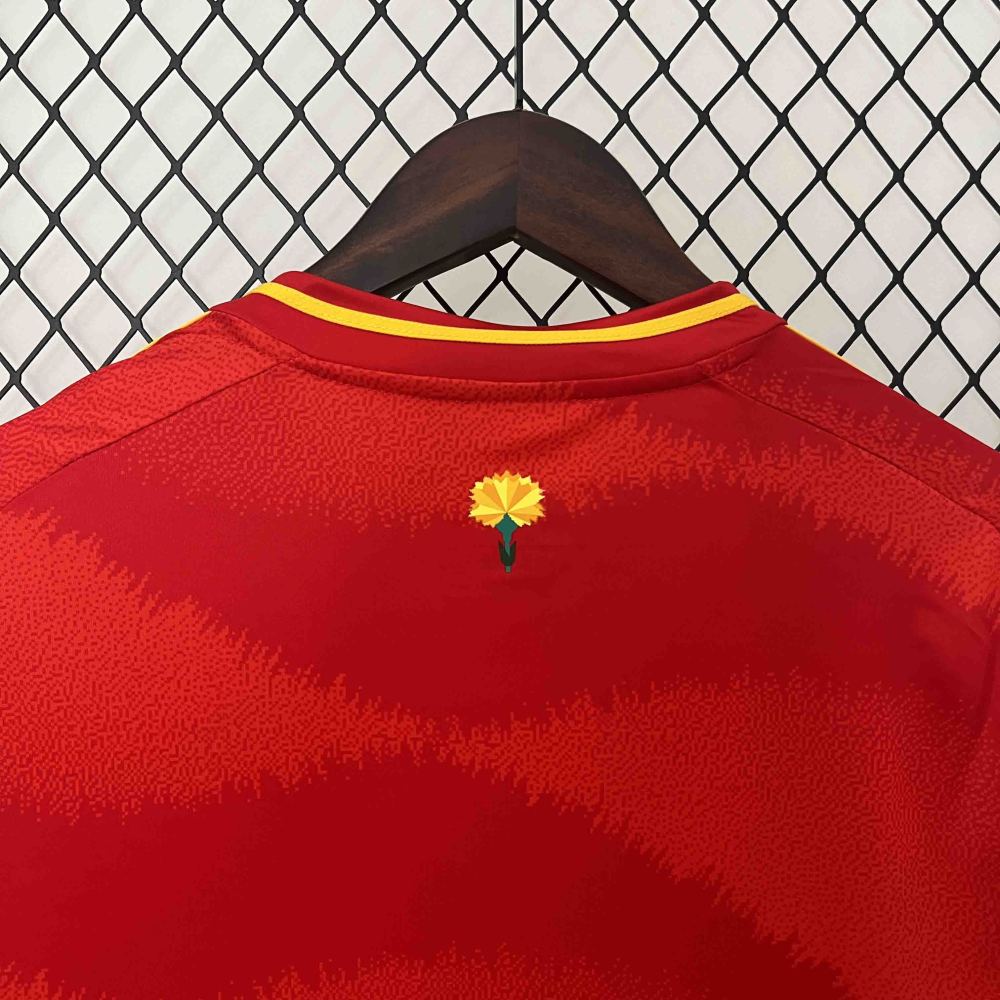 2024 Spain LAMINE YAMAL #19 Euro Cup Home Football Jersey
