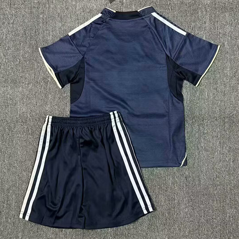 25-26 Real Madrid Away Soccer Kids Kit Jersey+Shorts