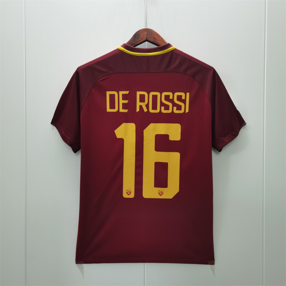 17-18 AS Roma Retro Jersey