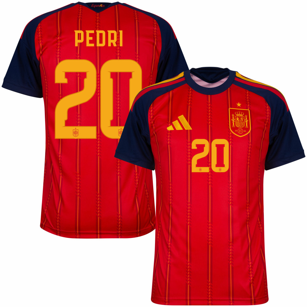 adidas Spain Home Pedri 20 Shirt 2026-2027