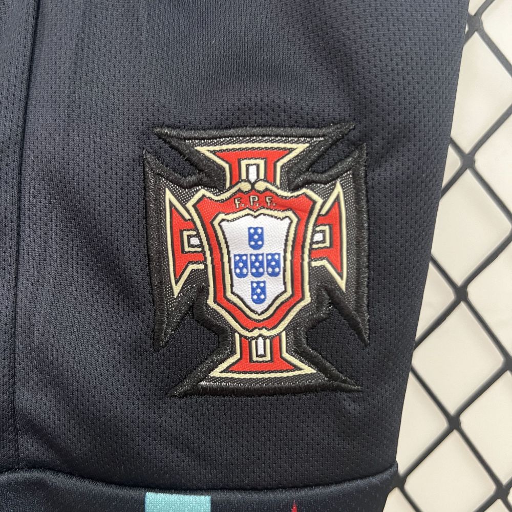 2024 Portugal Grey Training Kid Kits Youth Apparels Sport Jersey