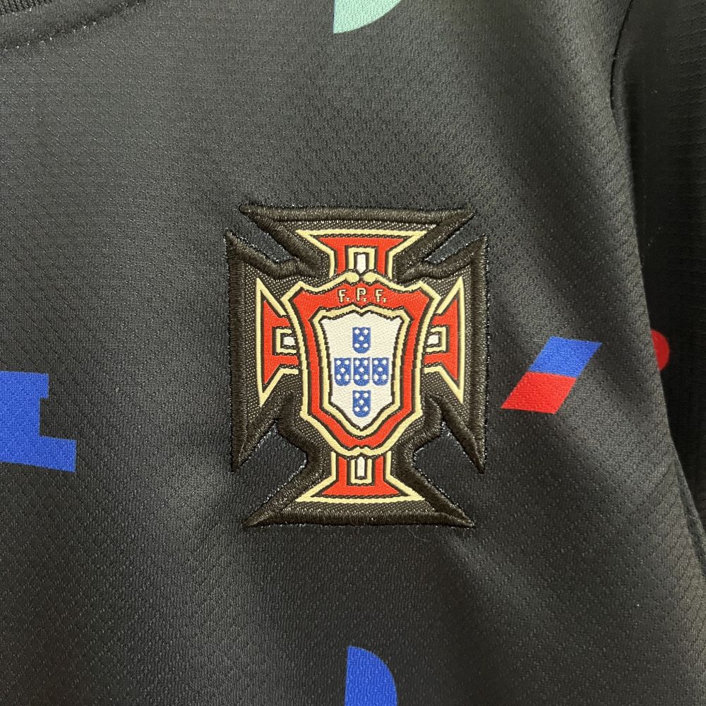 2024 Portugal Grey Training Kid Kits Youth Apparels Sport Jersey