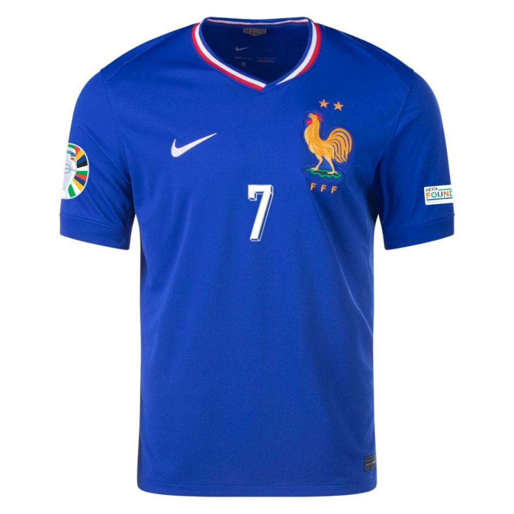 2024 France GRIEZMANN #7 Euro Cup Home Jersey
