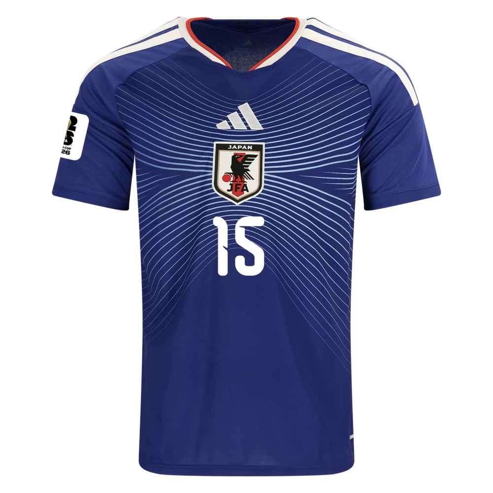 Men's Replica adidas Kamada Japan Home Jersey 2026- FIFA World Cup 26™ Patch