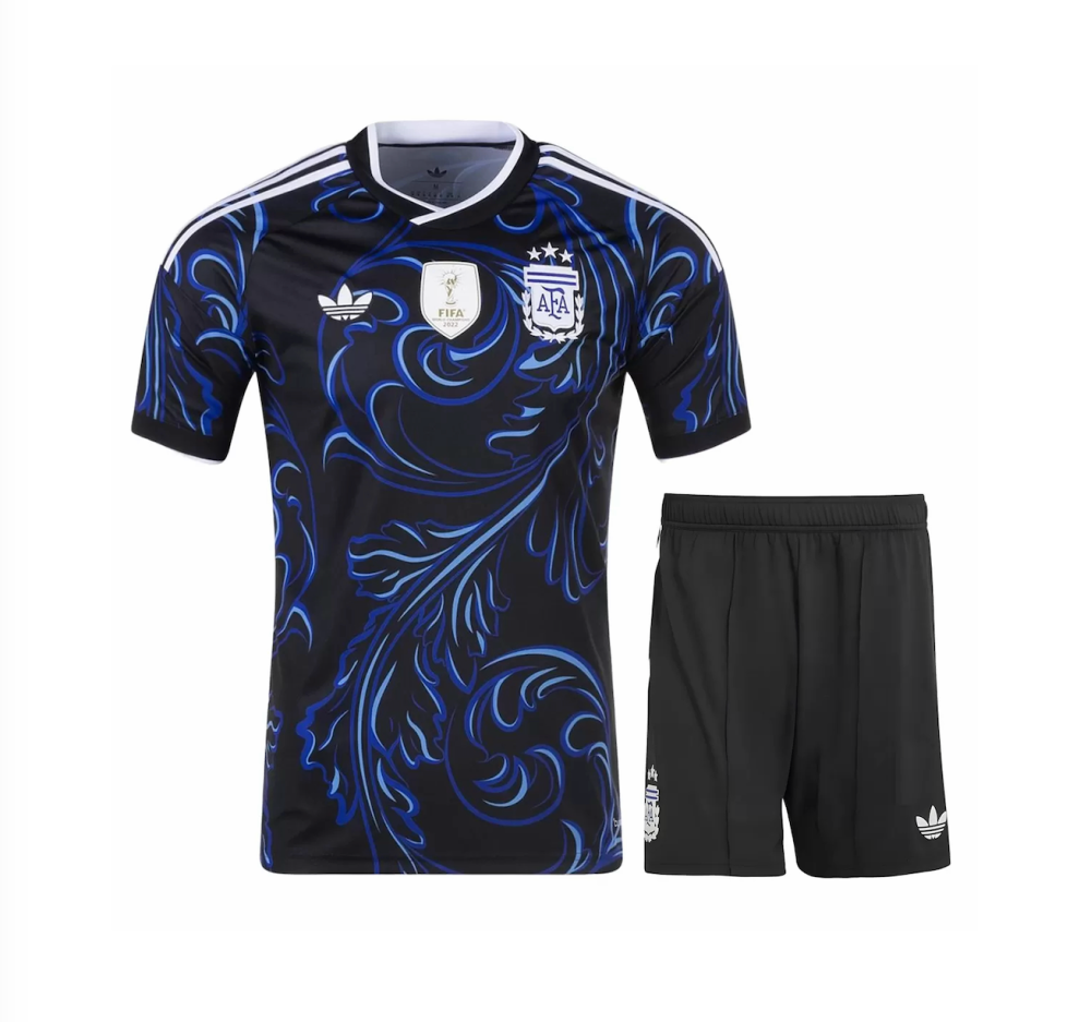 2026 Argentina Away World Cup Soccer Adult Kit Jersey+Shorts