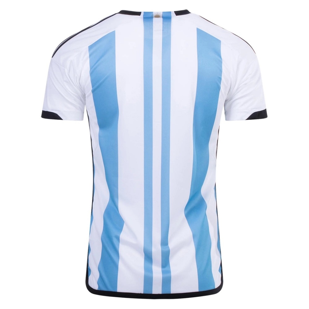 2022 Argentina World Cup Champion Edition 3 stars Home Jersey