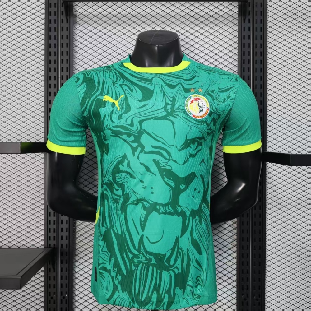 2026 Senegal Away World Cup Soccer Jersey Player Version with 2 Stars
