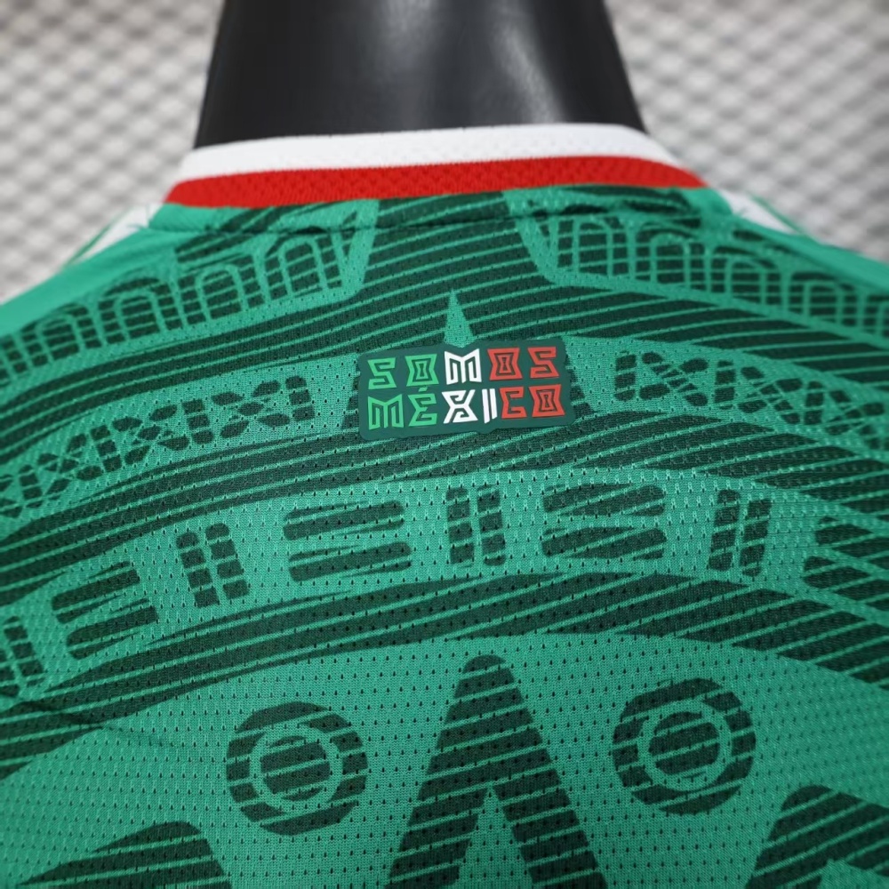 2026 Mexico World Cup Home Soccer Jersey Player Version Long Sleeve