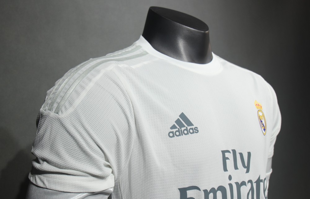 2015-16 Real Madrid Home Retro Jersey Player Version Long Sleeve