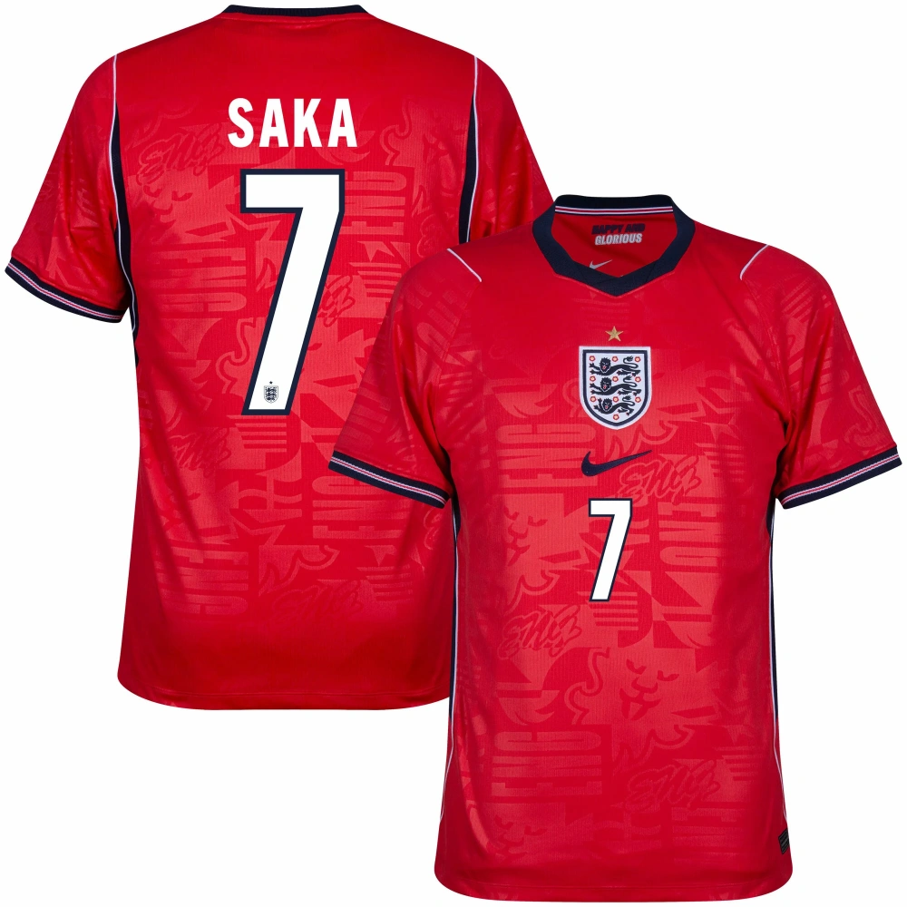 Nike England Away Saka 7 Shirt 2026-2027