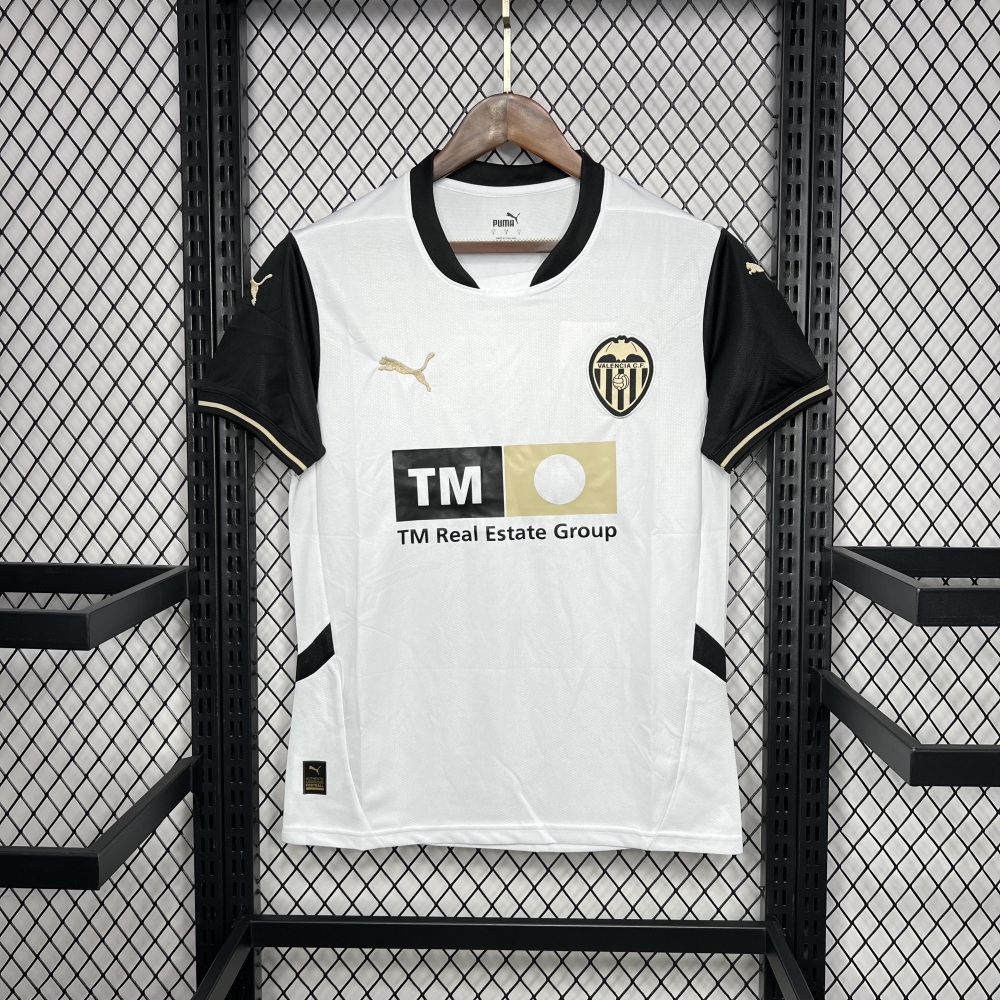 24-25 Valencia  Home Football Jersey