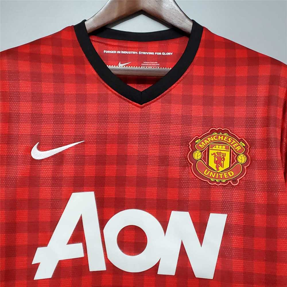 12-13 Manchester United Home Retro Jersey