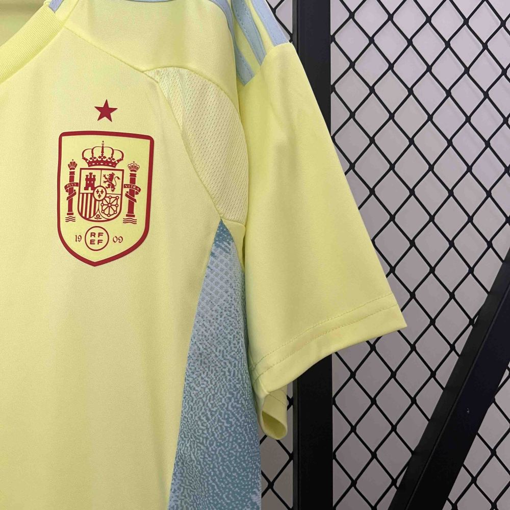 2024 Spain LAMINE YAMAL #19 Euro Cup Away Football Jersey