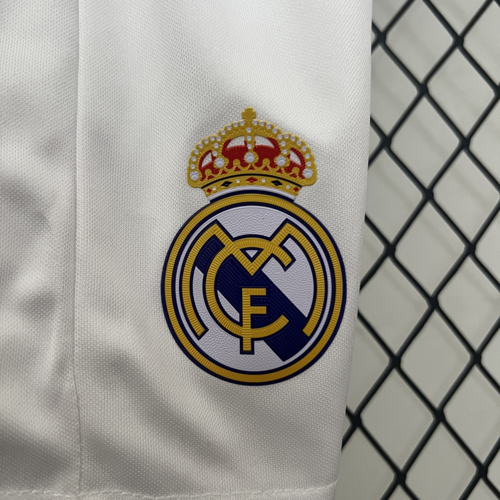16-17 Real Madrid Home Retro Kids Kit Jersey+Shorts