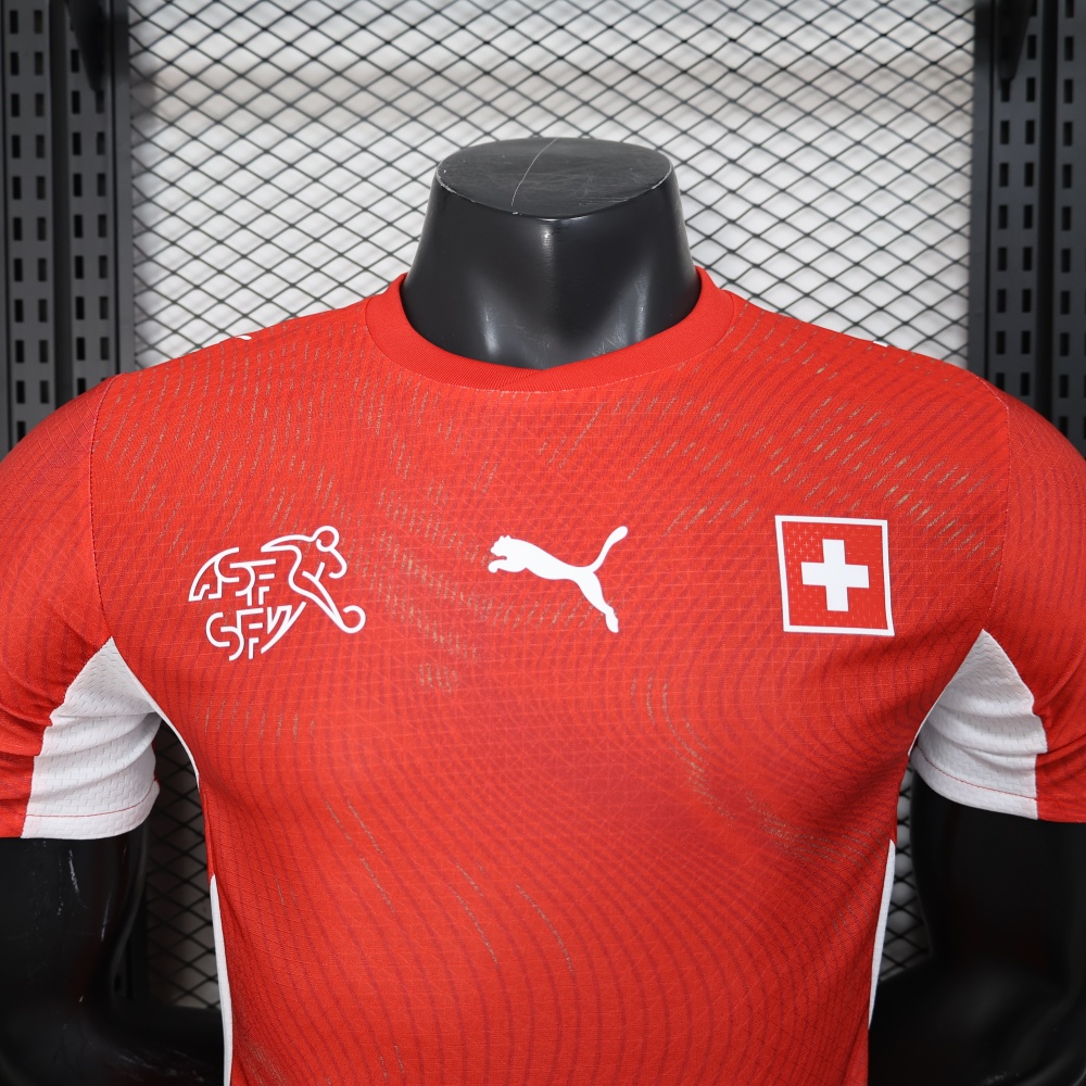 2026 Switzerland Home World Cup Soccer Jersey Authentic Shirt