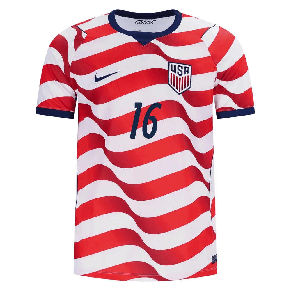 Nike Mens United States Alex Freeman Stadium Home Jersey 2026 (Sail/Midnight Navy)