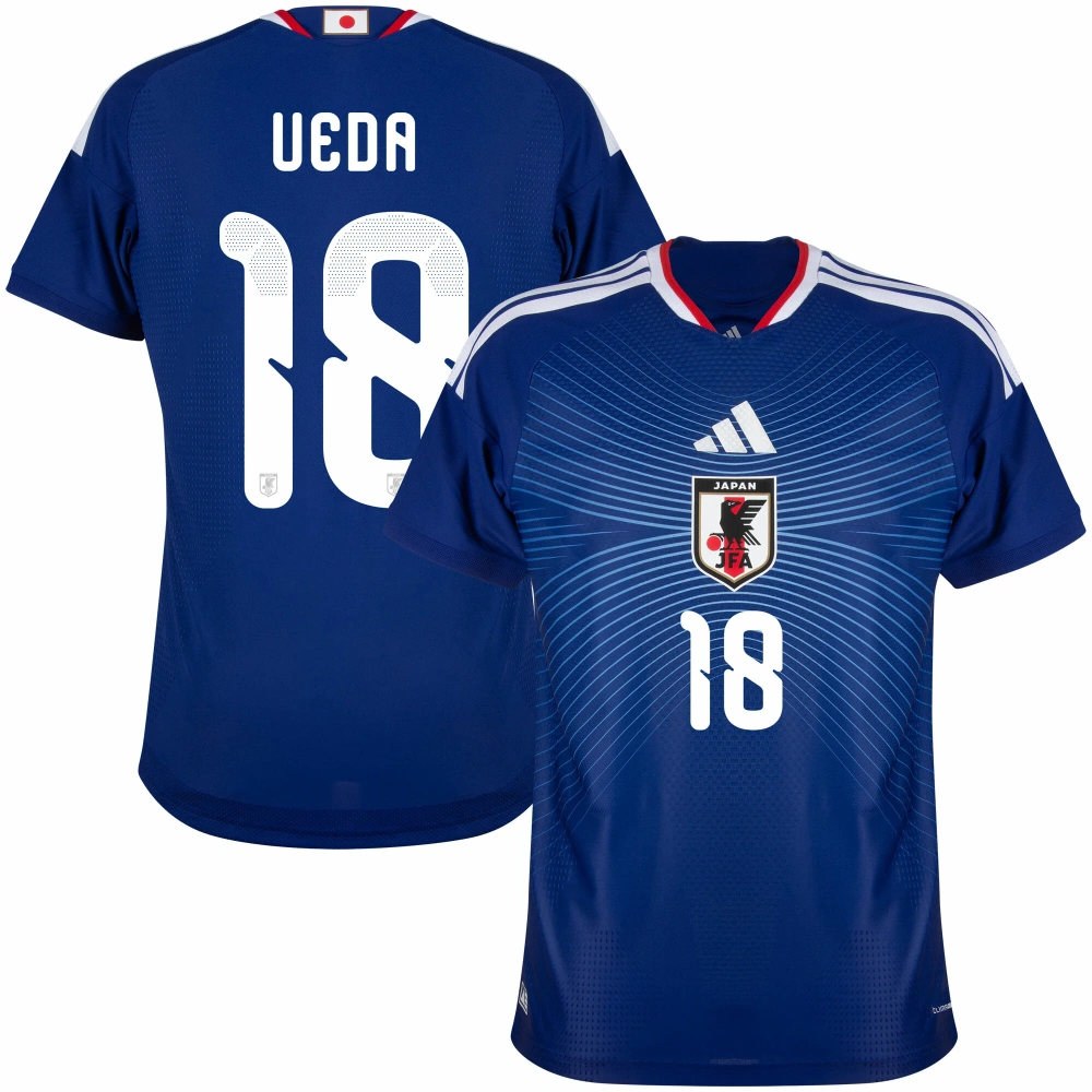 adidas Japan Authentic Home Ueda 18 Jersey 2026-2027