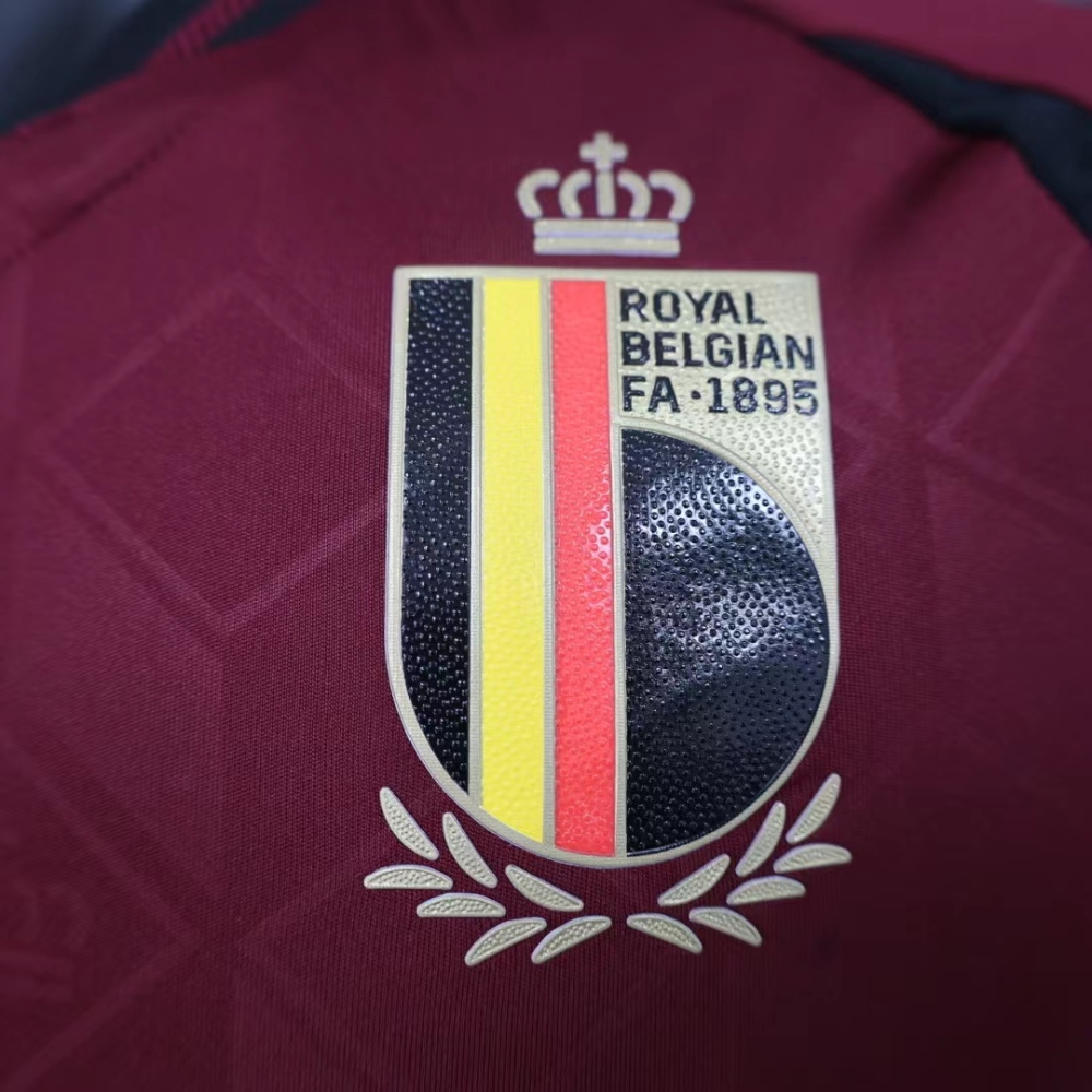 2024 Belgium Euro Cup Home Jersey Player Version
