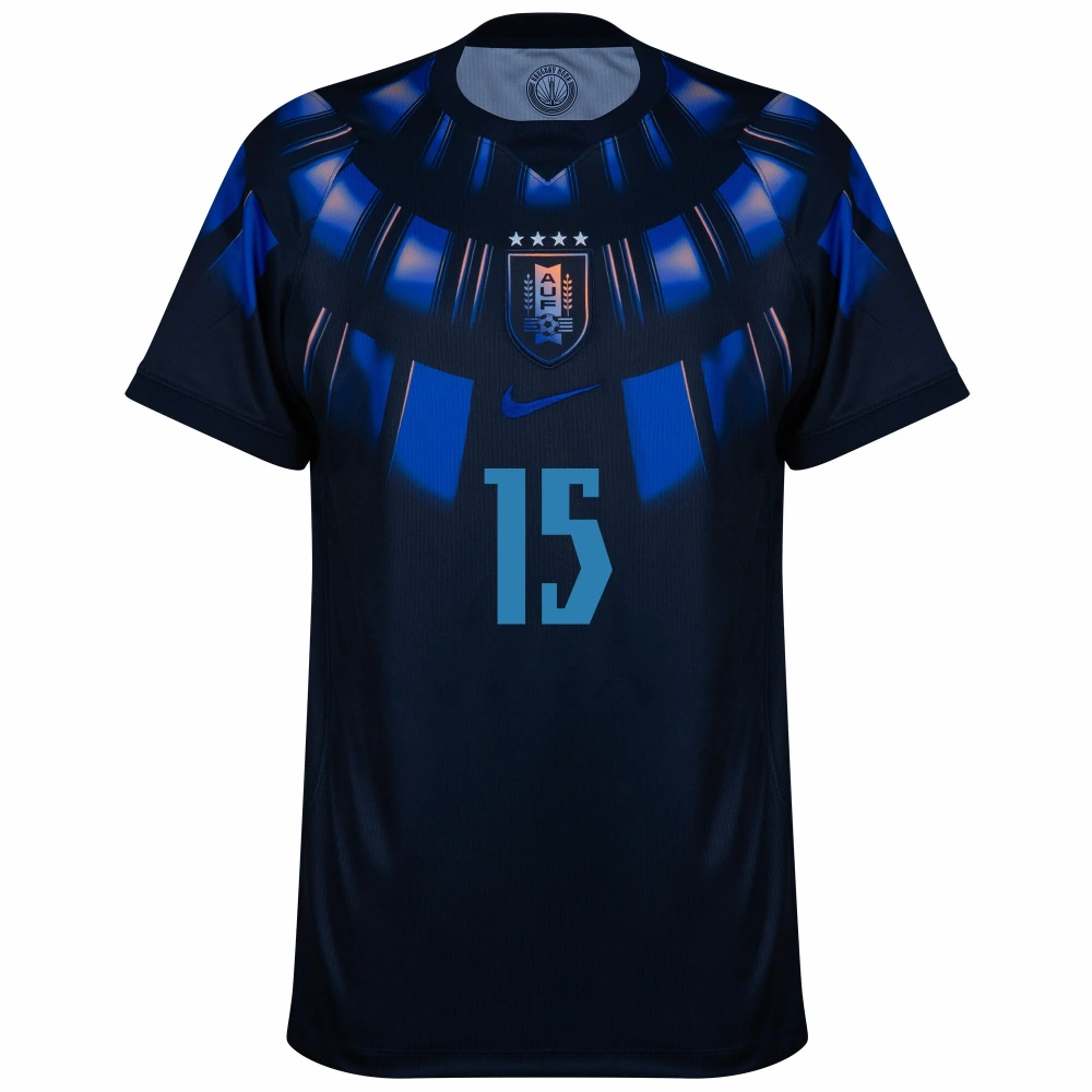 Nike Uruguay Away F. Valverde 15 Jersey 2026-2027 (Fan Style Printing)