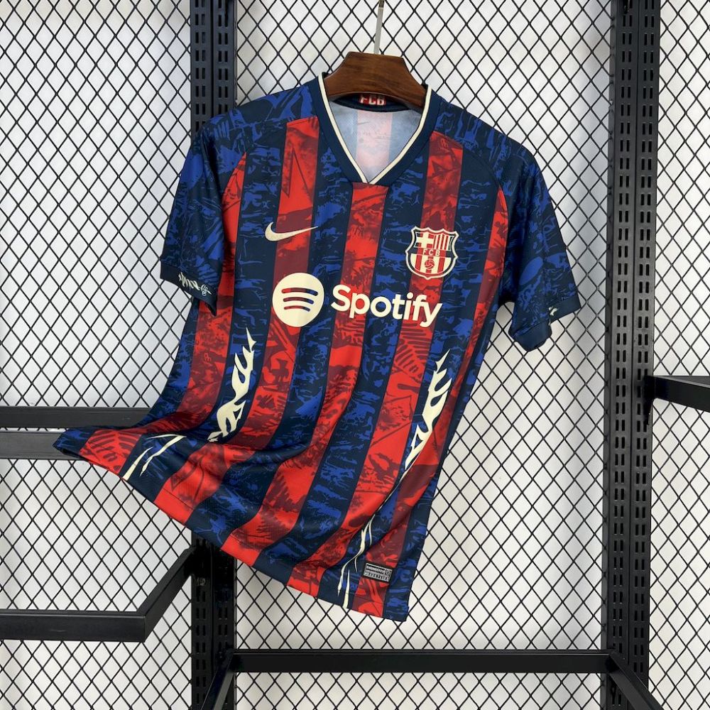 25-26 Barcelona Red-Blue Special Soccer Jersey