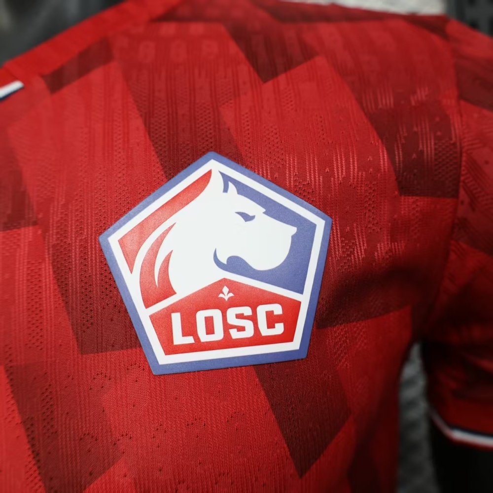 25-26  Lille OSC Home Soccer Jerseys Player Version