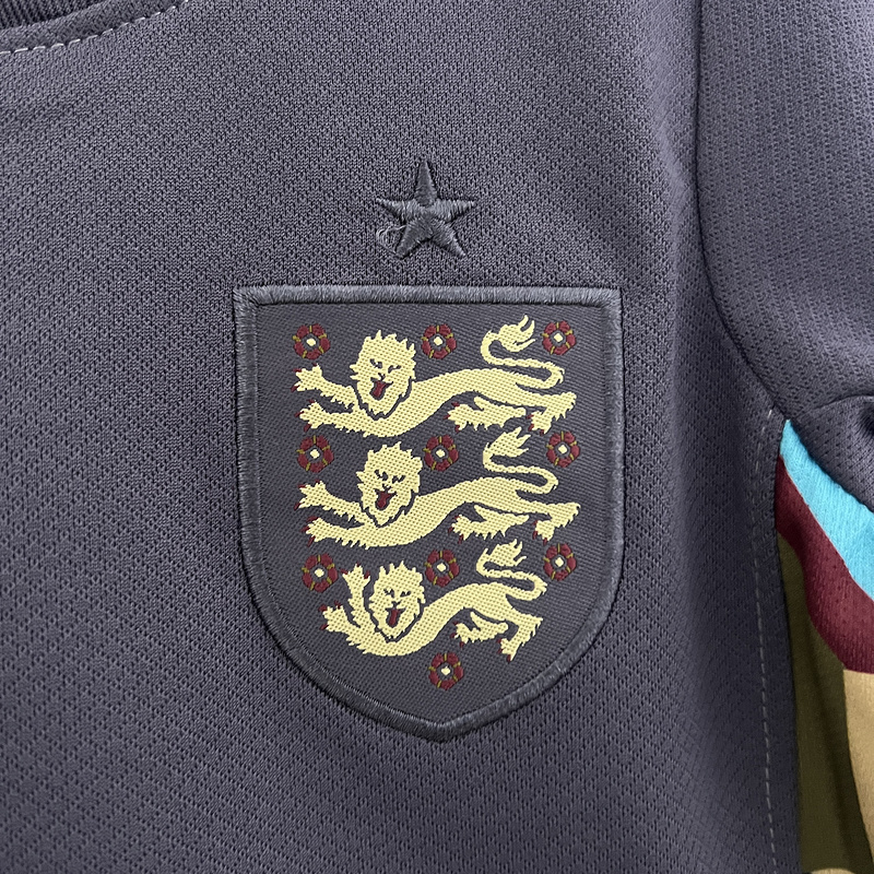 2024 England Euro Cup Away Kids Kit Jersey+Shorts