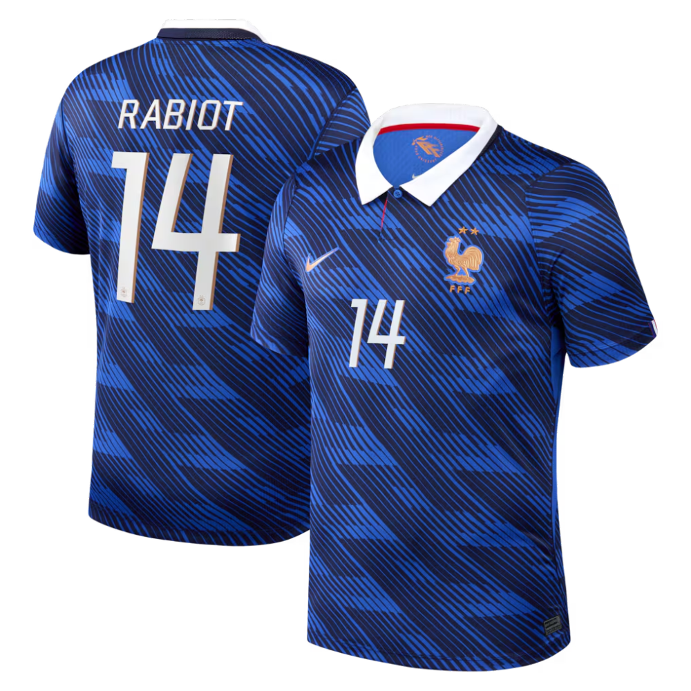 Maillot France Nike FFF Domicile Stadium 26 avec flocage Rabiot 14