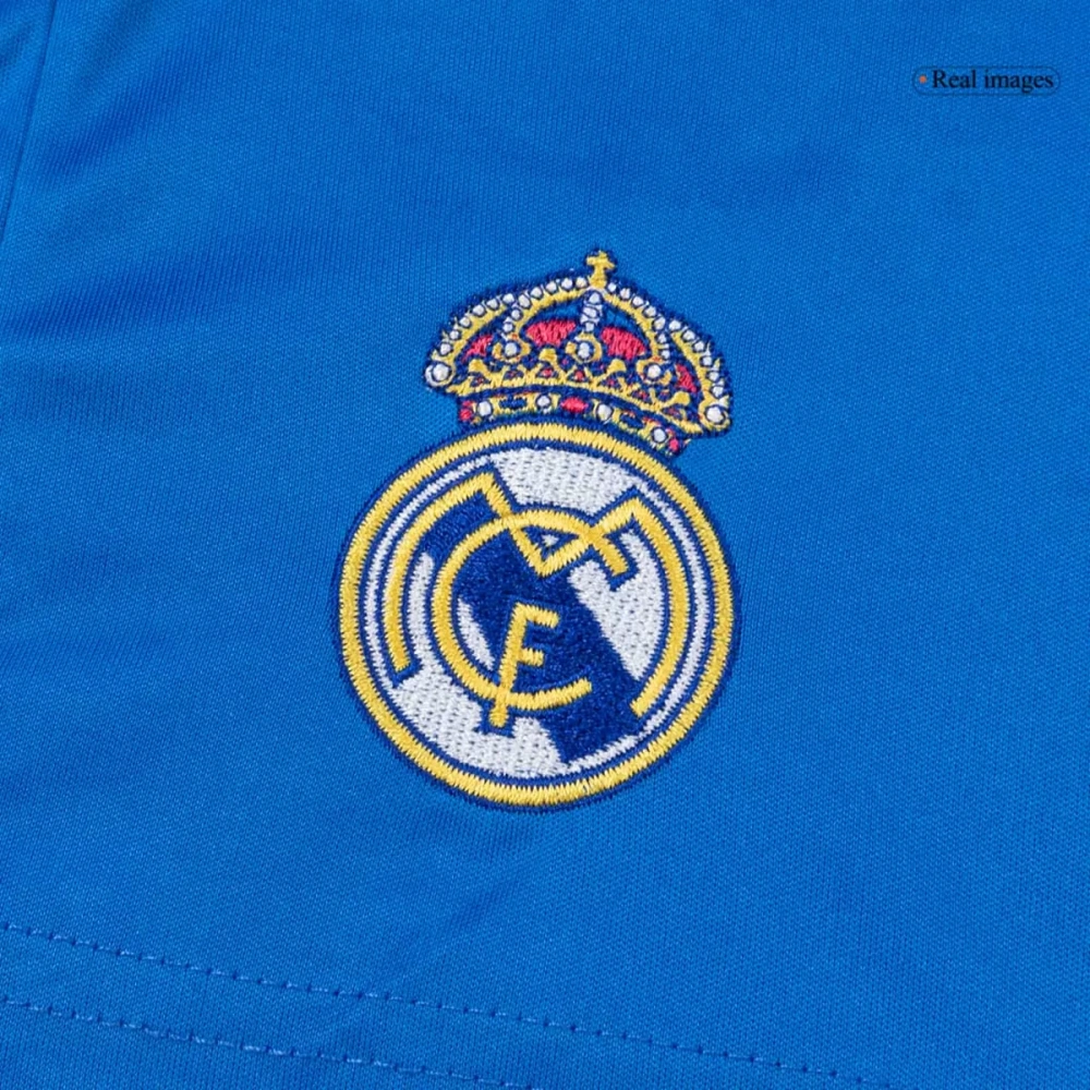 25-26 Real Madrid Third Away Soccer Kids Full Kit Jersey+Shorts+Socks