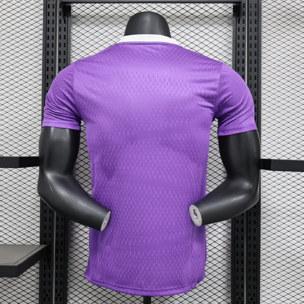 16-17 Real Madrid Away Retro Purple Jersey Player Version