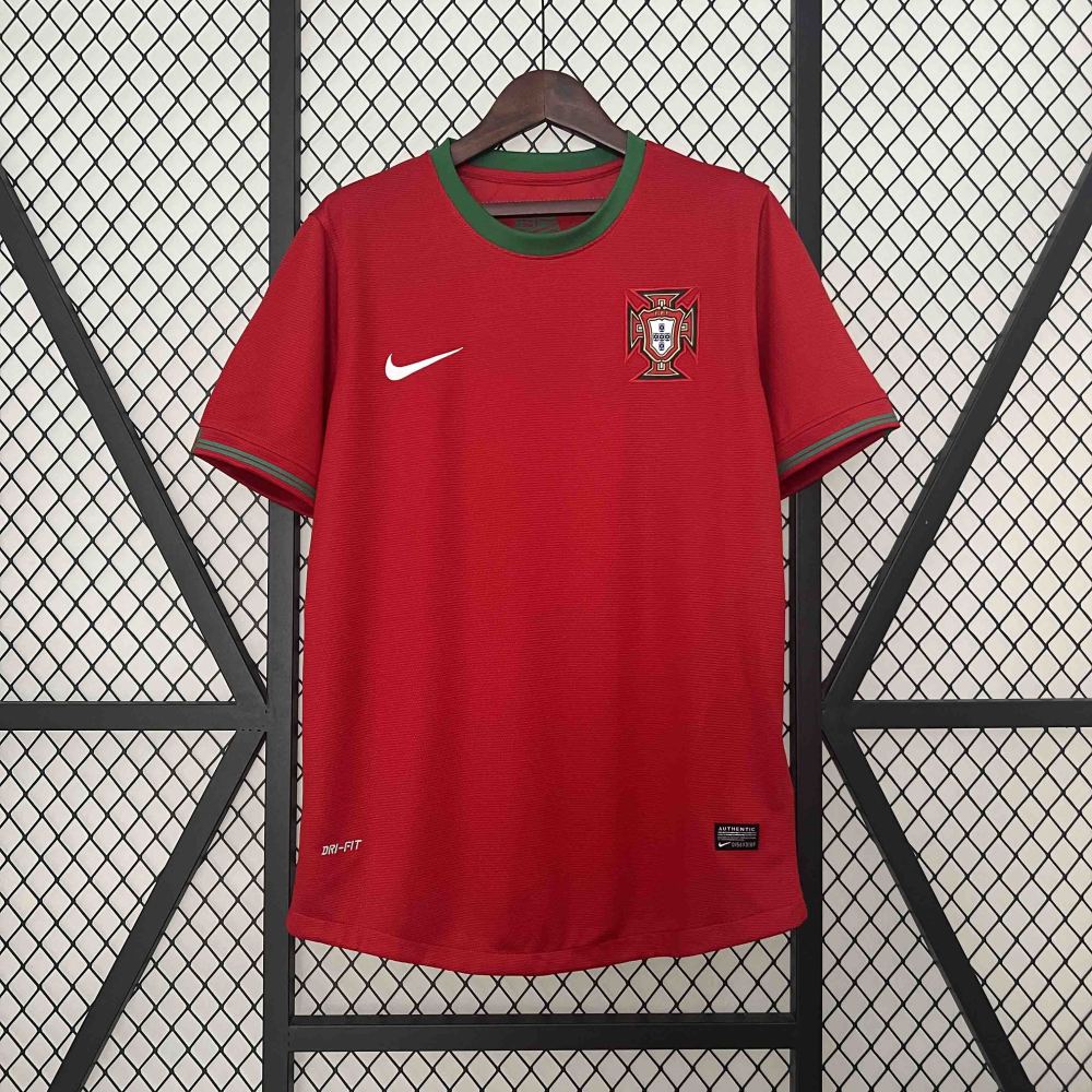 2012 Portugal  Euro Cup Home Retro Jersey