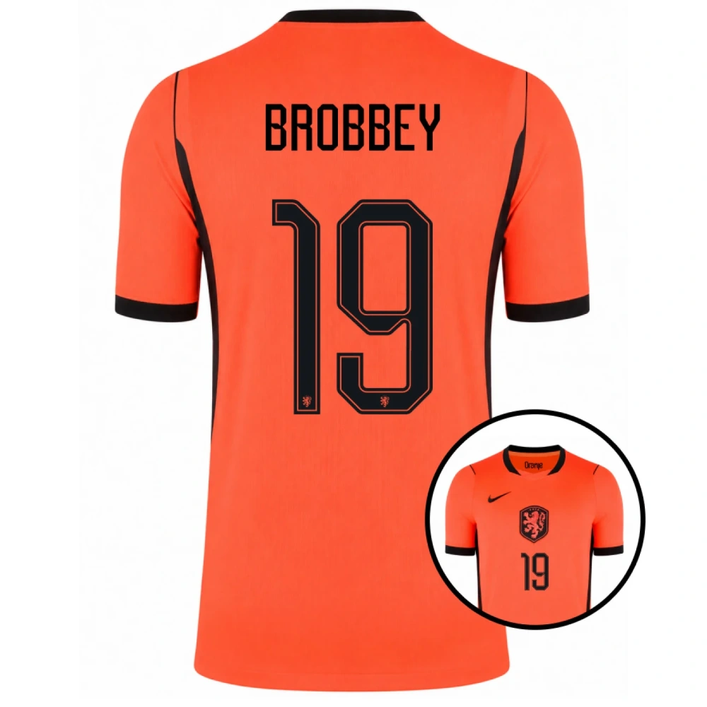 Nike Netherlands Brobbey 19 Home Shirt 2026-2028