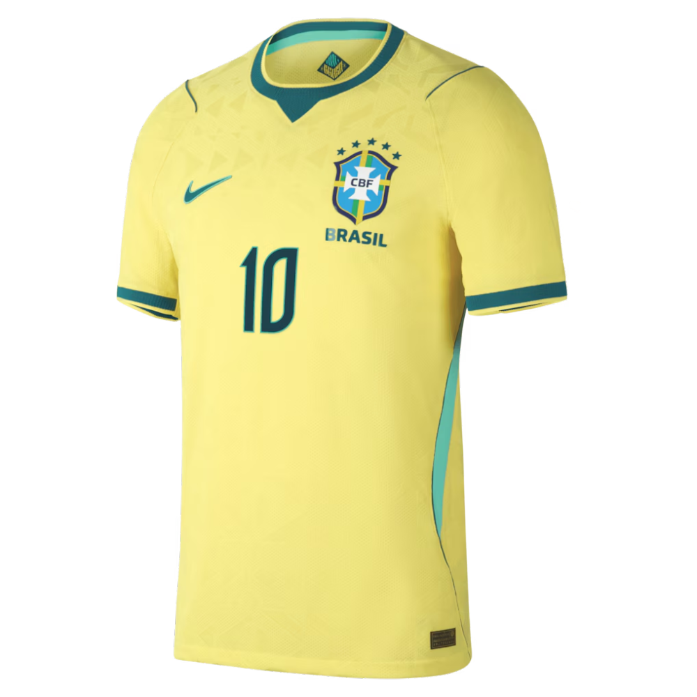 Neymar Jr. Brazil National Team Nike 2026 Home Match Authentic Jersey - Yellow