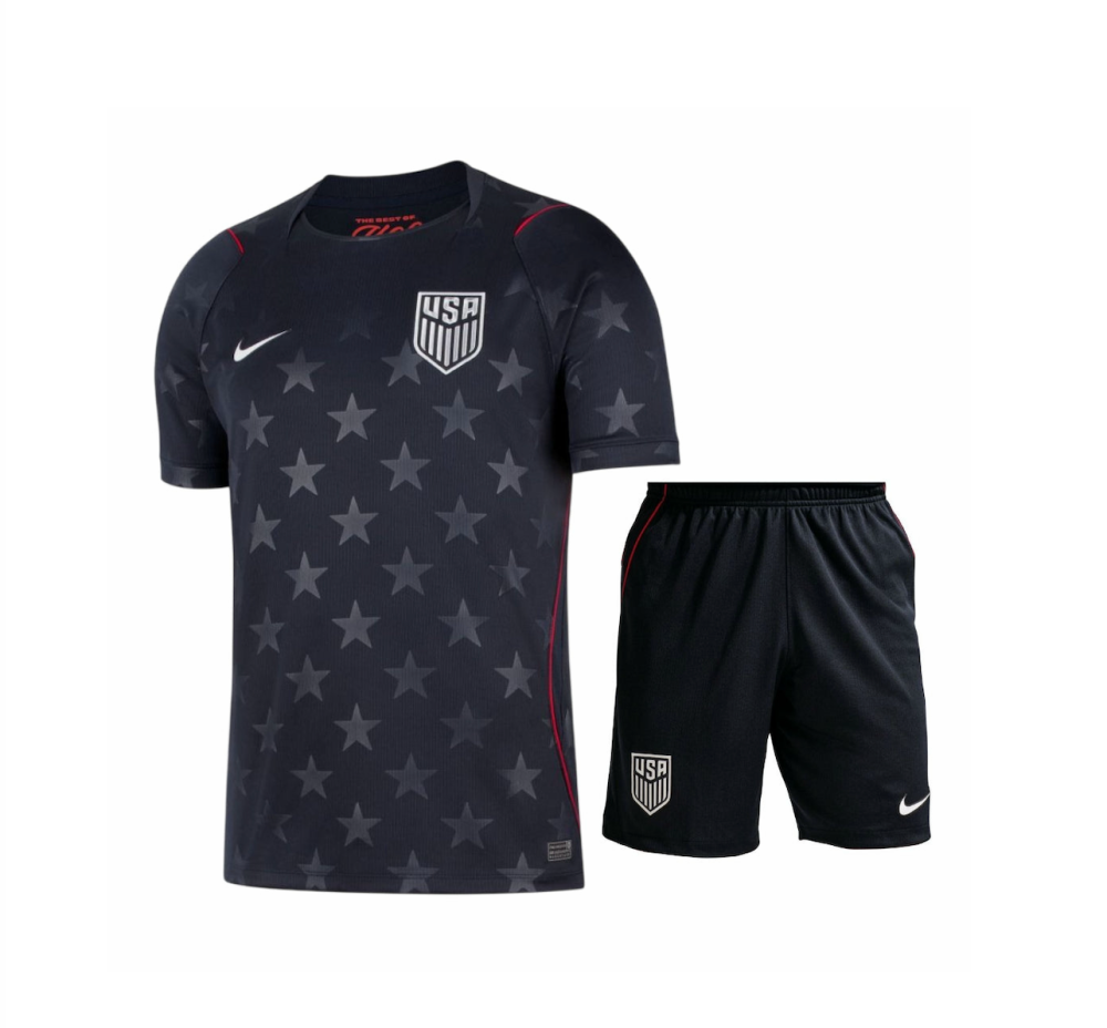 2026 USMNT Away World Cup Soccer Kit Jersey+Shorts