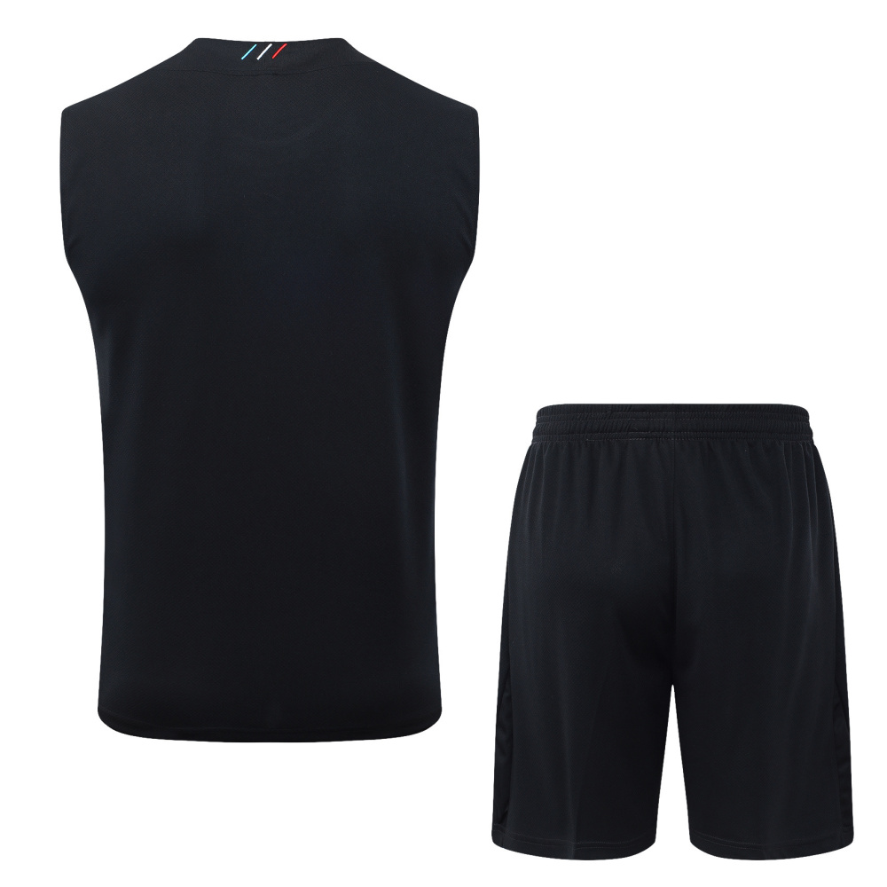 25-26 PSG Training Sleeveless Soccer Kit Jersey+Shorts