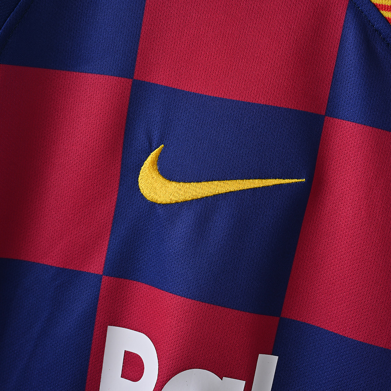 2019-20 Barcelona Home Soccer Retro Jersey
