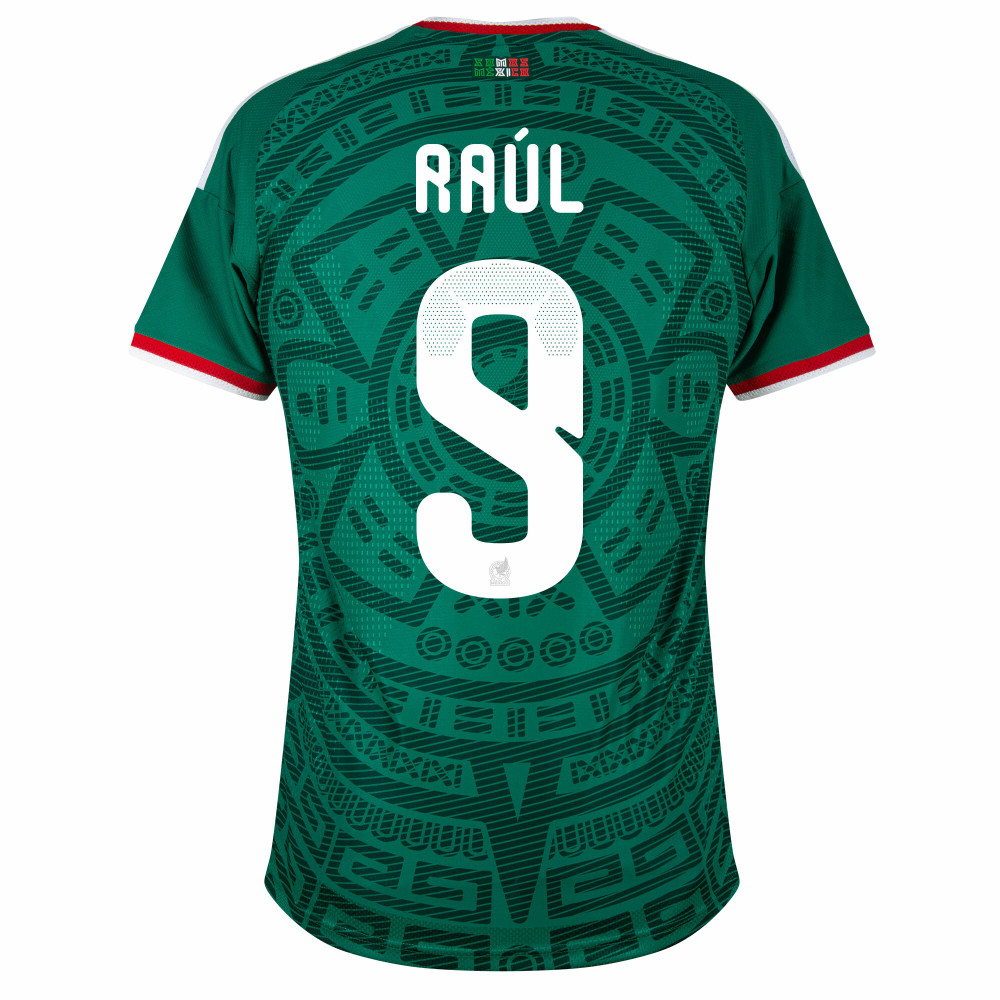 adidas Mexico Authentic Home Raúl 9 Jersey 2026-2027