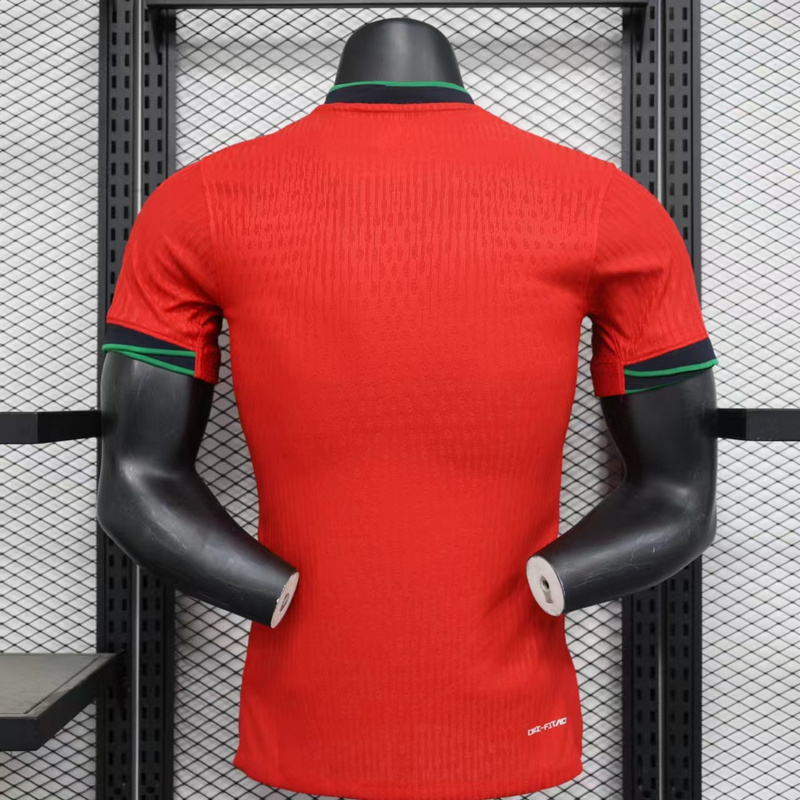 2024 Portugal Euro Cup Home Soccer Jersey Player Edition