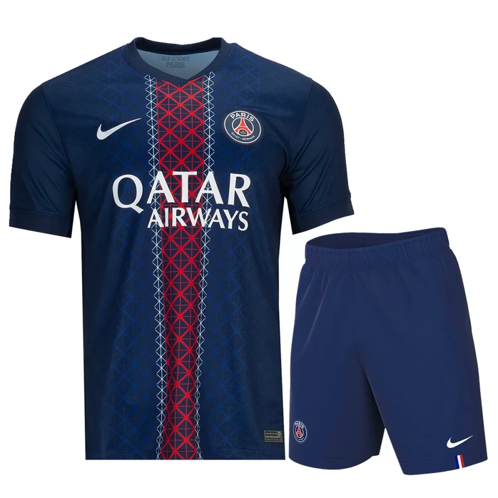 25-26 PSG Home Soccer Kit Jersey+Shorts