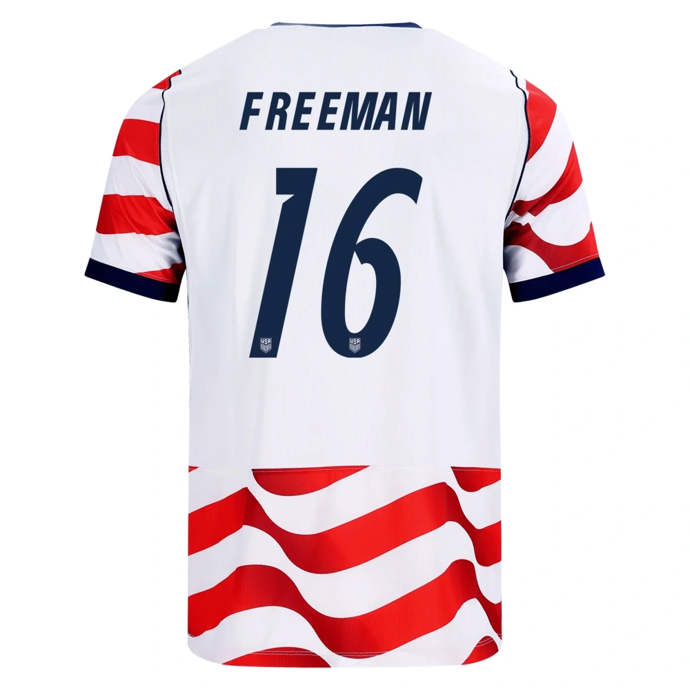 Nike Mens United States Alex Freeman Stadium Home Jersey 2026 (Sail/Midnight Navy)