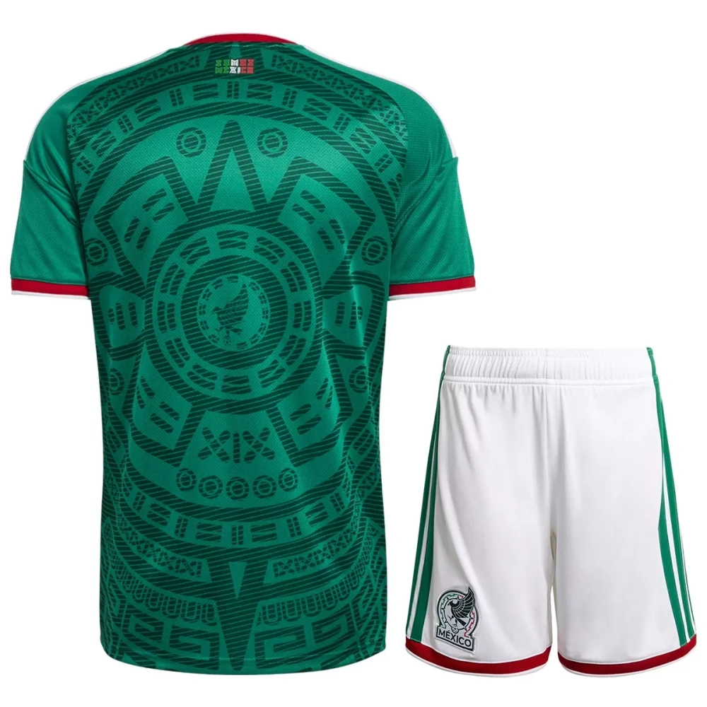 2026 Mexico World Cup Home Soccer Full Kit Jersey+Shorts+Socks
