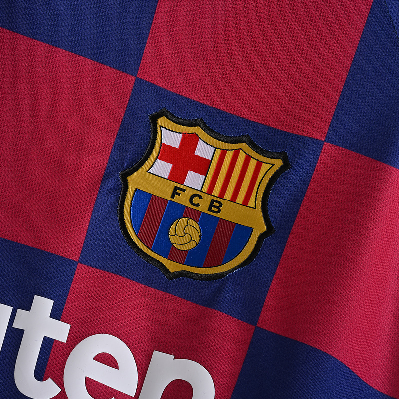 2019-20 Barcelona Home Soccer Retro Jersey