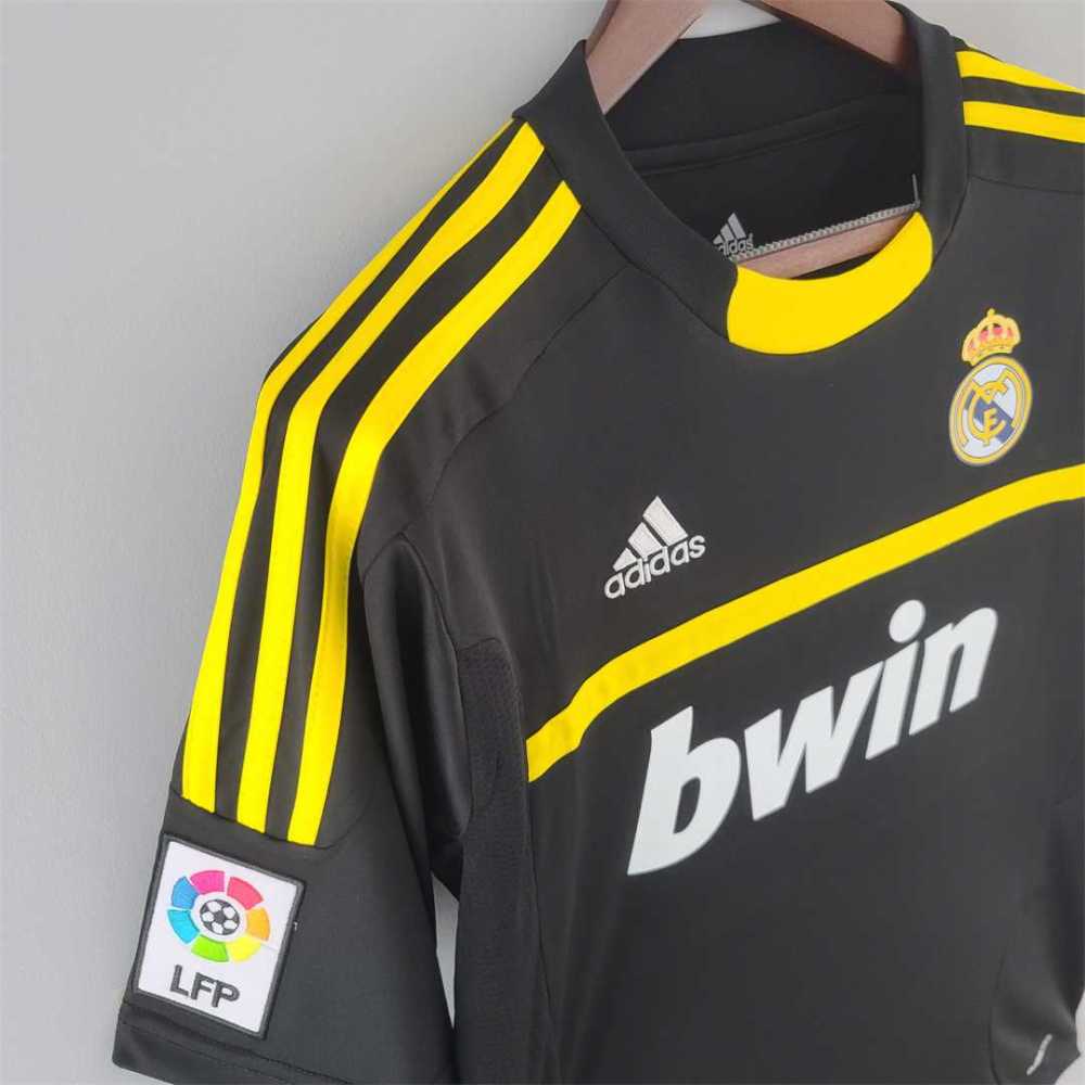 11-12 Real Madrid Away Retro Jersey Goalkeeper Black