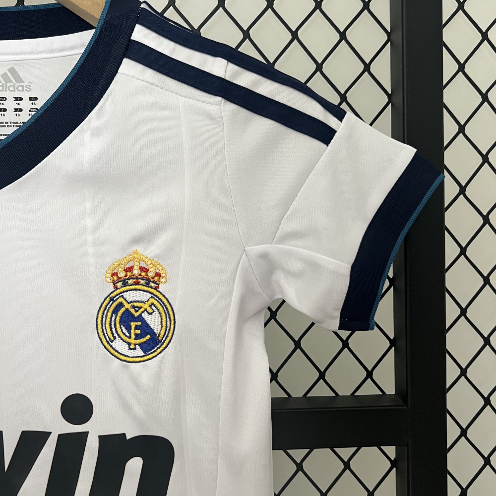2012-13 Real Madrid Home Retro Kids Kit Jersey+Shorts