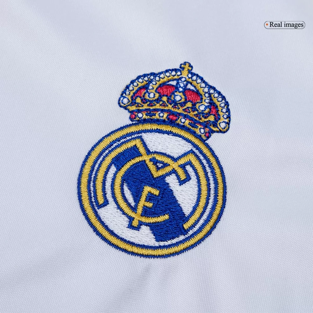 25-26 Real Madrid Home Soccer Kids Full Kit Jersey+Shorts+Socks
