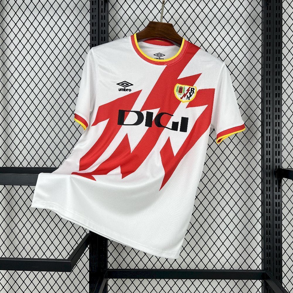 25-26 Rayo Vallecano Home Soccer Jersey