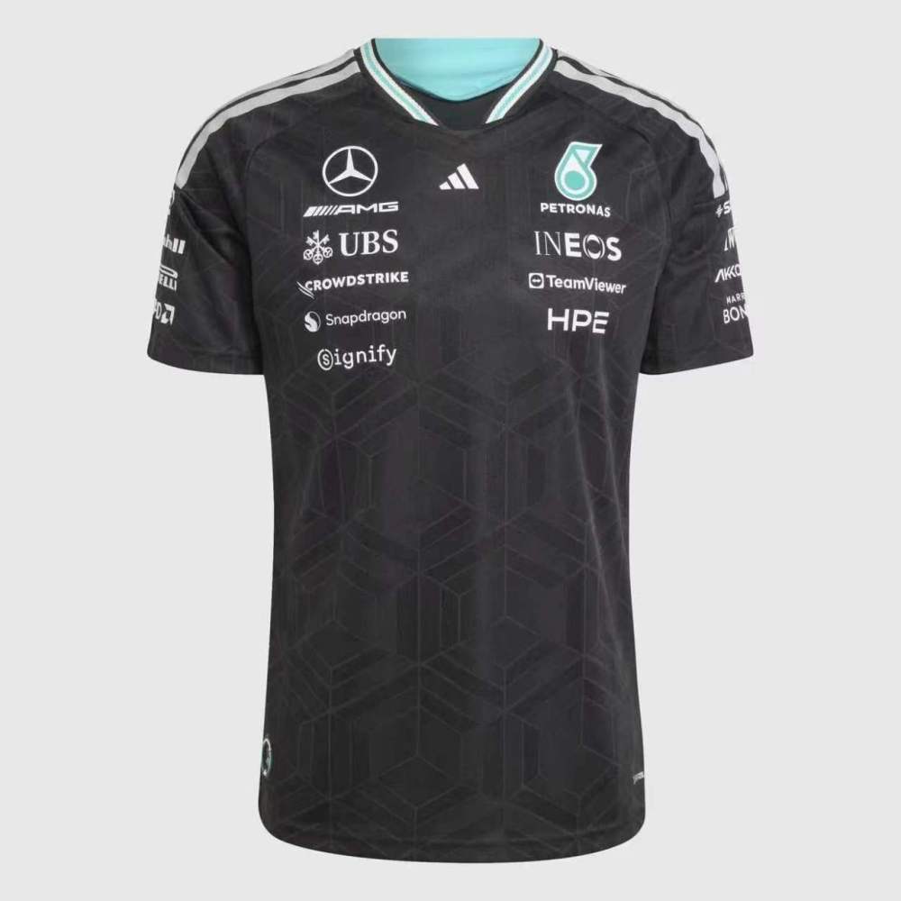 Mercedes AMG Petronas F1 Racing Team Black Driver T-Shirt 2026