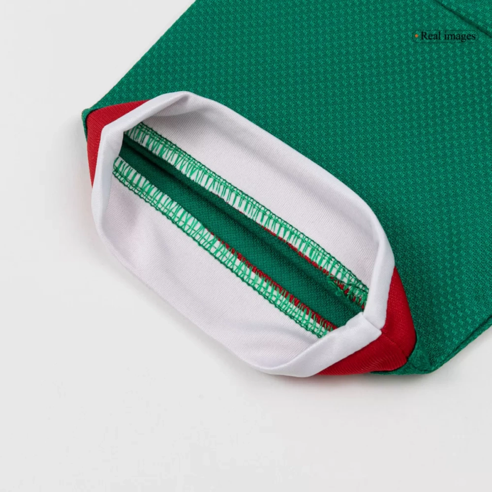 2026 Mexico World Cup Home Kids Full Kit Jersey+Shorts+Socks
