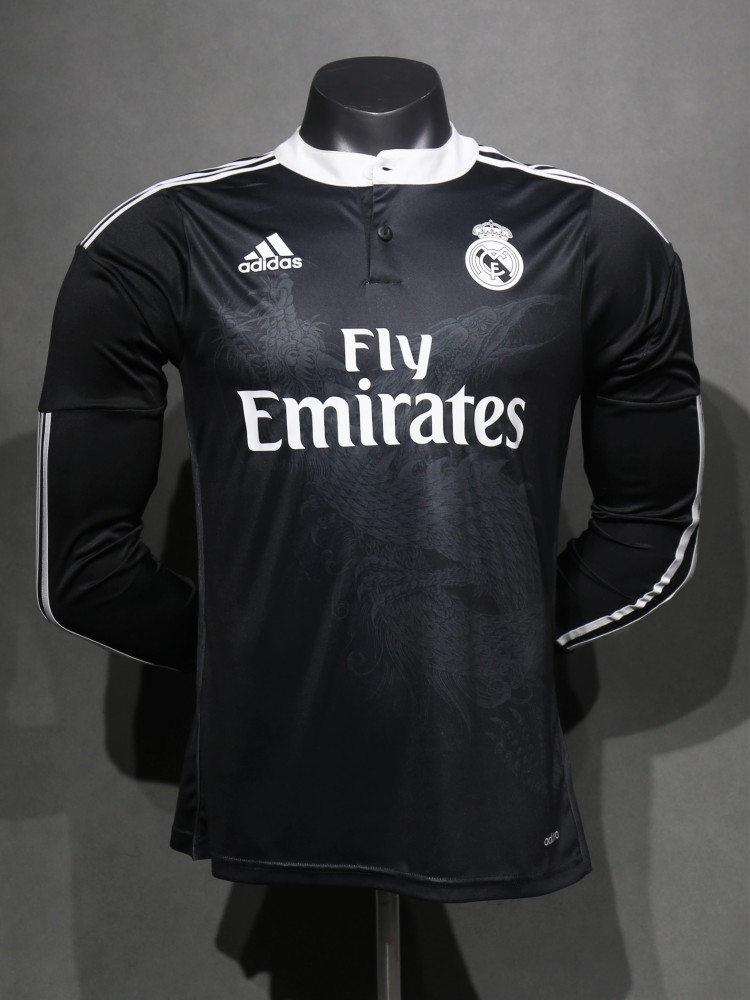 2014/15 Real Madrid Third Away Retro Jersey Player Version Long Sleeve
