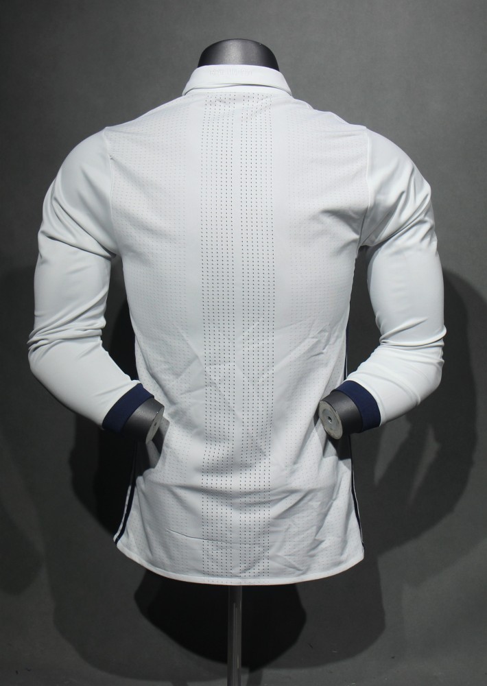 16-17 Real Madrid Home Retro Jersey Player Version Long Sleeve