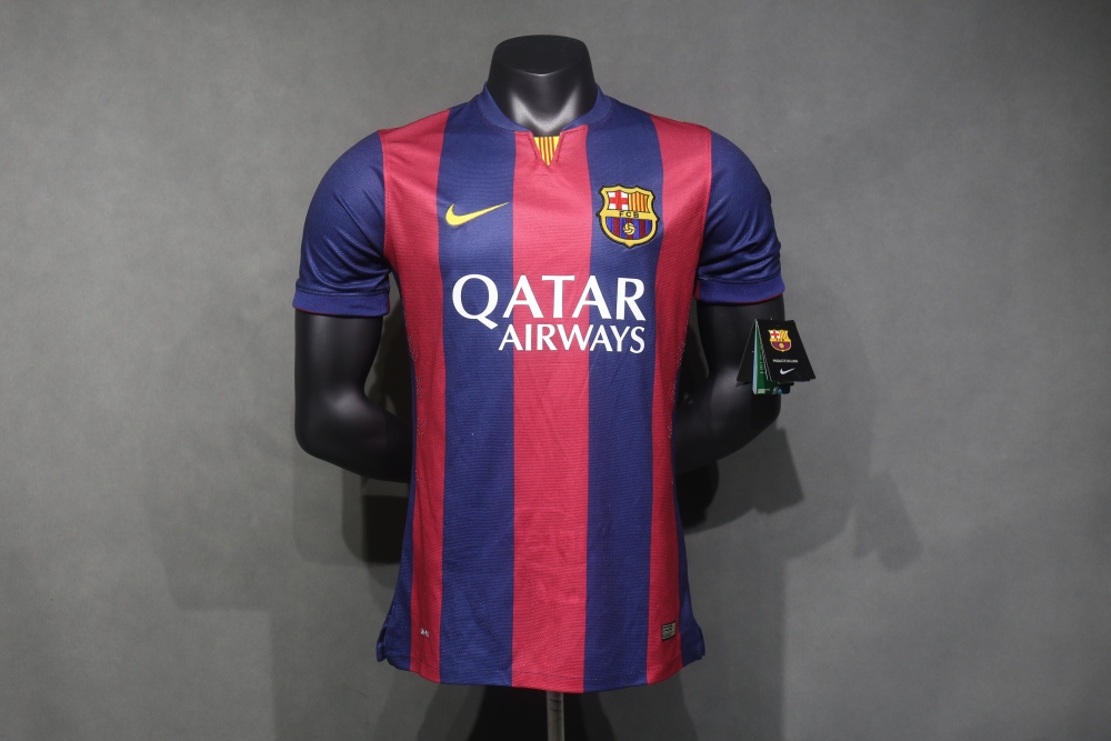 14-15 Barcelona Home Retro Jersey Player Version